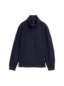 Blouson Jacke mit Kapuze im Stehkragen sky captain blue