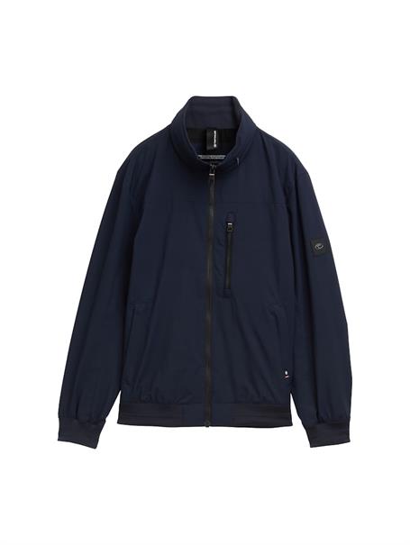 Blouson Jacke mit Kapuze im Stehkragen sky captain blue