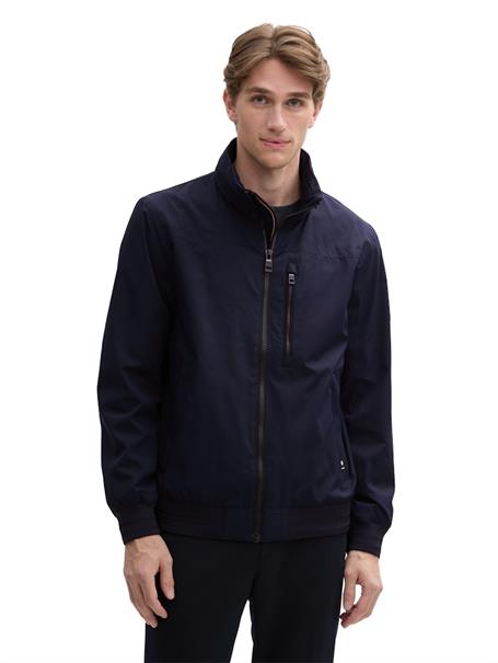 Blouson Jacke mit Kapuze im Stehkragen sky captain blue