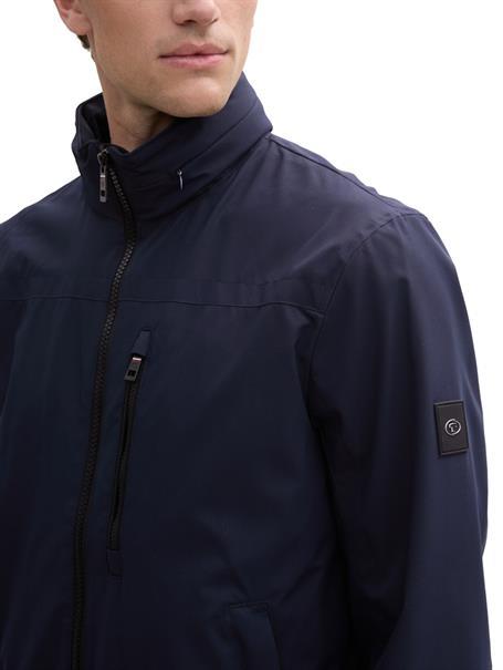 Blouson Jacke mit Kapuze im Stehkragen sky captain blue