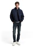 Blouson Jacke mit Stehkragen sky captain blue