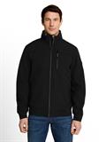 Blouson Jacke mit verstaubarer Kapuze black