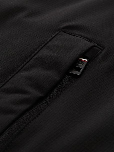 Blouson Jacke mit verstaubarer Kapuze black