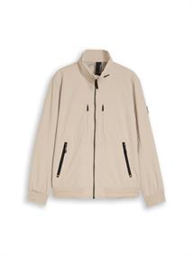 Blouson Jacke mit verstaubarer Kapuze cashew beige