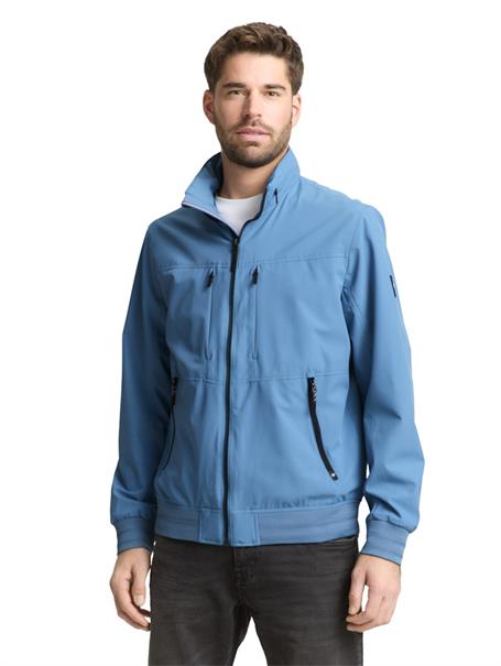 Blouson Jacke mit verstaubarer Kapuze marine blue