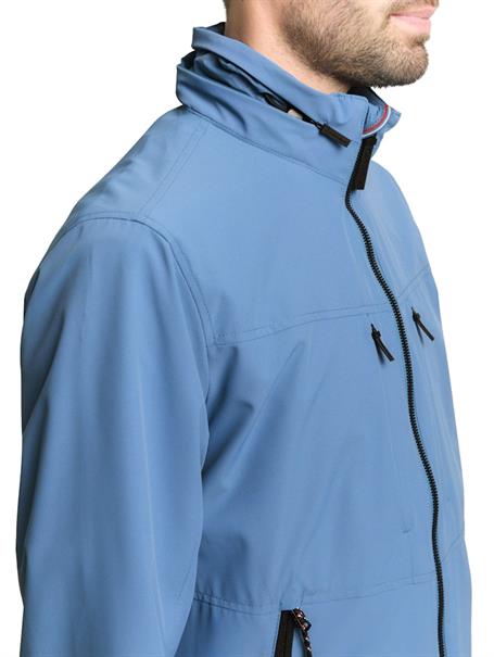 Blouson Jacke mit verstaubarer Kapuze marine blue