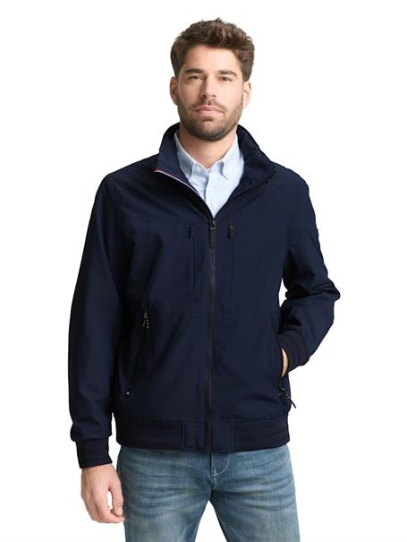 Blouson Jacke mit verstaubarer Kapuze sky captain blue