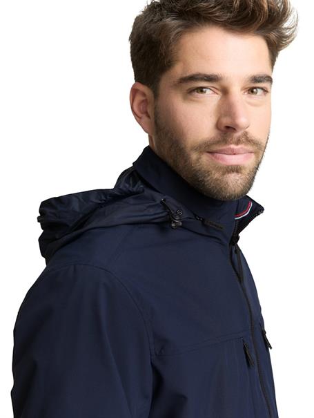 Blouson Jacke mit verstaubarer Kapuze sky captain blue