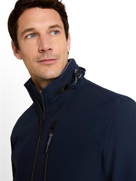 Blouson Jacke mit verstaubarer Kapuze sky captain blue