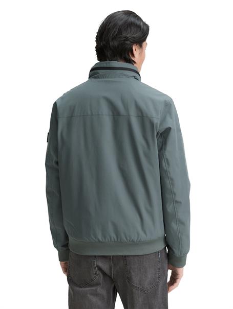 Blouson Jacke mit verstaubarer Kapuze washed jasper green