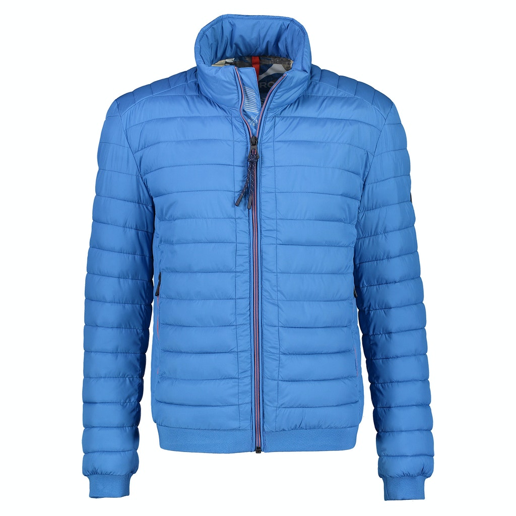 Lerros Herren Jacke 21d7010 Light Atlantic Blue - stehkragen