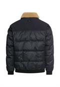 Blouson mit abnehmbarem Kragen dark navy melange
