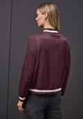 Blouson mit Collegedetails jazz berry