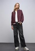 Blouson mit Collegedetails jazz berry