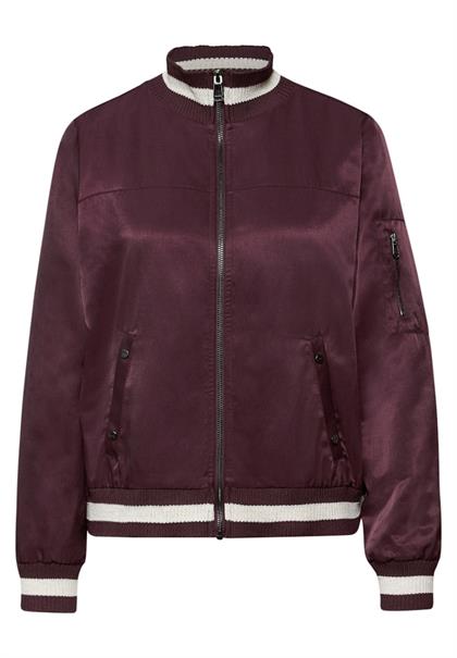 Blouson mit Collegedetails jazz berry