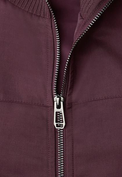 Blouson mit Collegedetails jazz berry