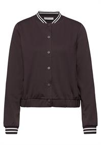 Blouson mit Collegedetails plummy brown