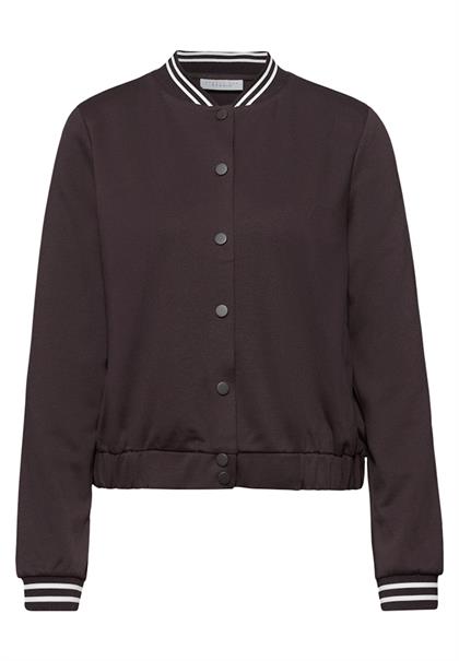 Blouson mit Collegedetails plummy brown