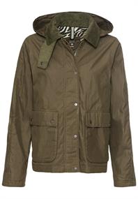 Blouson mit Cordkragen dark khaki