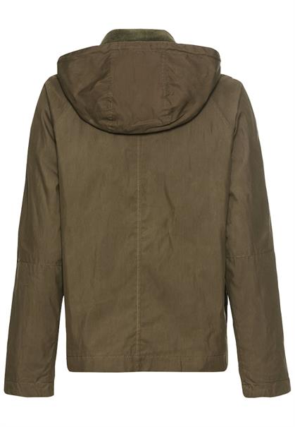Blouson mit Cordkragen dark khaki
