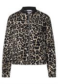 Blouson mit Leo-Muster black