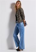 Blouson mit Leo-Muster black