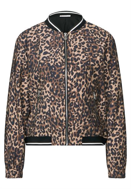 Blouson mit Leo-Muster cub brown