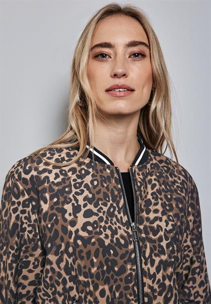 Blouson mit Leo-Muster cub brown