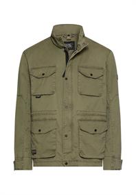 Blouson mit rollbarer Kapuze deep olive