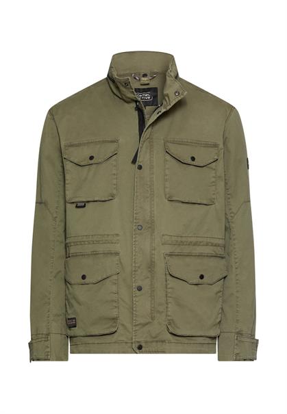 Blouson mit rollbarer Kapuze deep olive