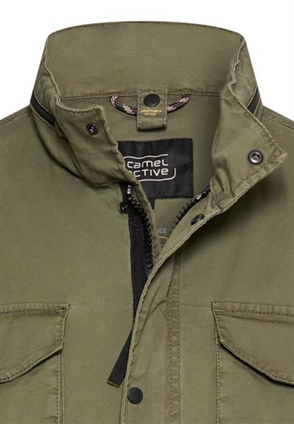 Blouson mit rollbarer Kapuze deep olive