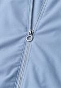 Blouson mit Rundhals und Zipper cashmere blue