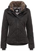 Blouson mit Stehkragen im Vintage Look black
