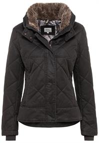 Blouson mit Stehkragen im Vintage Look black