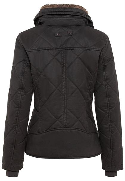 Blouson mit Stehkragen im Vintage Look black