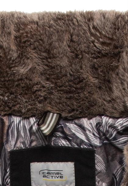 Blouson mit Stehkragen im Vintage Look black