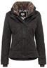Blouson mit Stehkragen im Vintage Look black