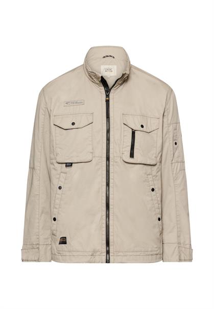 Blouson mit Stehkragen light beige