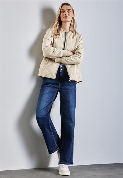 Blouson mit Steppmuster pearly sand