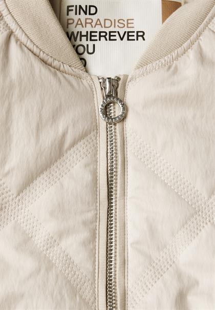Blouson mit Steppmuster pearly sand