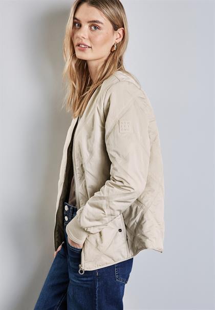 Blouson mit Steppmuster pearly sand
