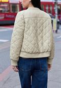 Blouson mit Steppmuster powder beige