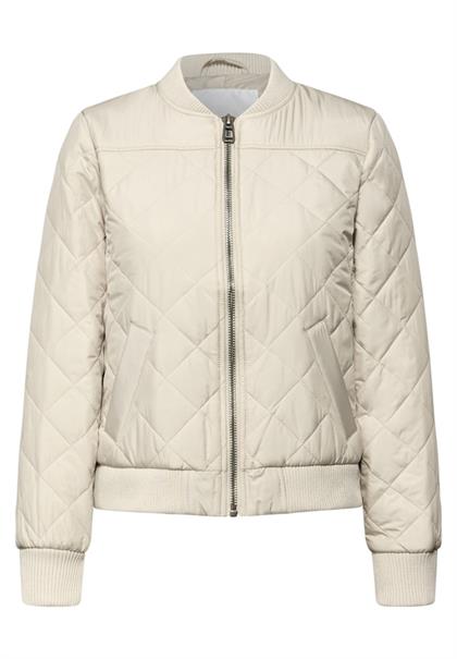 Blouson mit Steppmuster powder beige