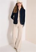 Blouson mit Tunnelzug und Mesh-Details universal blue