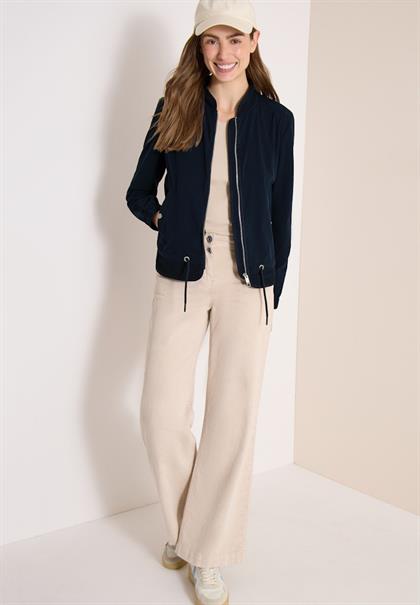 Blouson mit Tunnelzug und Mesh-Details universal blue