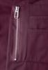 Blouson mit Zipper dark plum red