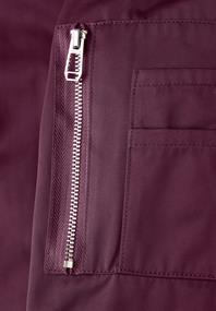 Blouson mit Zipper dark plum red