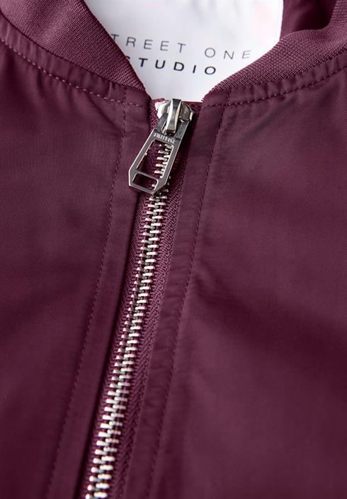 blouson-mit-zipper-dark-plum-red