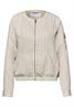 Blouson mit Zipper und Streifen soft beige
