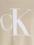 BLOWN UP CK LOOSE SWEATER classic beige